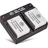 BM Premium 2-Pack of LP-E8, LPE8 Batteries and Dual Battery Charger Kit for Canon EOS Rebel T2i, T3i, T4i, T5i, EOS 550D, EOS