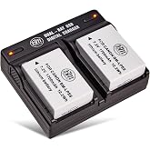 BM Premium 2-Pack LP-E8 Batteries and Dual Battery Charger Kit for Canon EOS Rebel T2i, T3i, T4i, T5i, EOS 550D, 600D, 650D, 700D DSLR Digital Camera