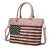 MKF Collection USA Tote Crossbody Bag for
