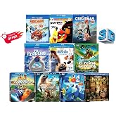 Kids & Family Blu-ray 3D Collection: Volume 1 - Open Season / Turbo / Epic / Storks / Walking with Dinosaurs / Rio 2 / The Bo