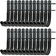 Oleitodh 32 Pack Gun Rack Wall Mount Hooks Bulk, Horizontal Gun Racks for Wall Metal Shotgun Hangers for Storing Rifles, Shotguns and Bows, Gun Mount Holder Hooks for Wall Storage