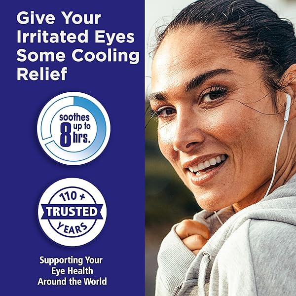 ROHTO ALL-IN-ONE MULTI-SYMPTOM COOLING EYE DROPS, ALL-IN-ONE ASTRINGENT, LUBRICANT & REDNESS RELIEVER EYE DROPS FOR IRRITATED, DRY, BURNING, WATERY, ITCHY, RED, GRITTY EYES, 0.4 FL OZ BOTTLE