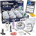 MindWare Dig It Up! Discoveries Space Kit for Kids - Dig Toys with 12 Clay Asteroids, 12 Kids Space Toys, 12 Chiseling Tools and Instructions – Ages 4 and Up