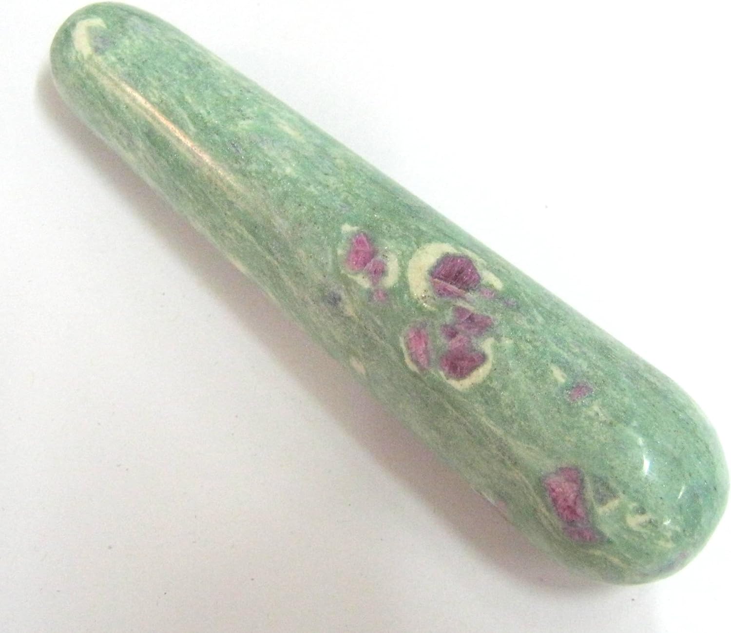 Ruby in Fuchsite Massage Wand Crystal Healing Men Women Gift Metaphysical Gemstone Wellness Positive Energy Reiki Feng Shui vaastu - Image 3