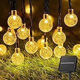 Solar String Lights Outdoor 60 LED 36FT with 8