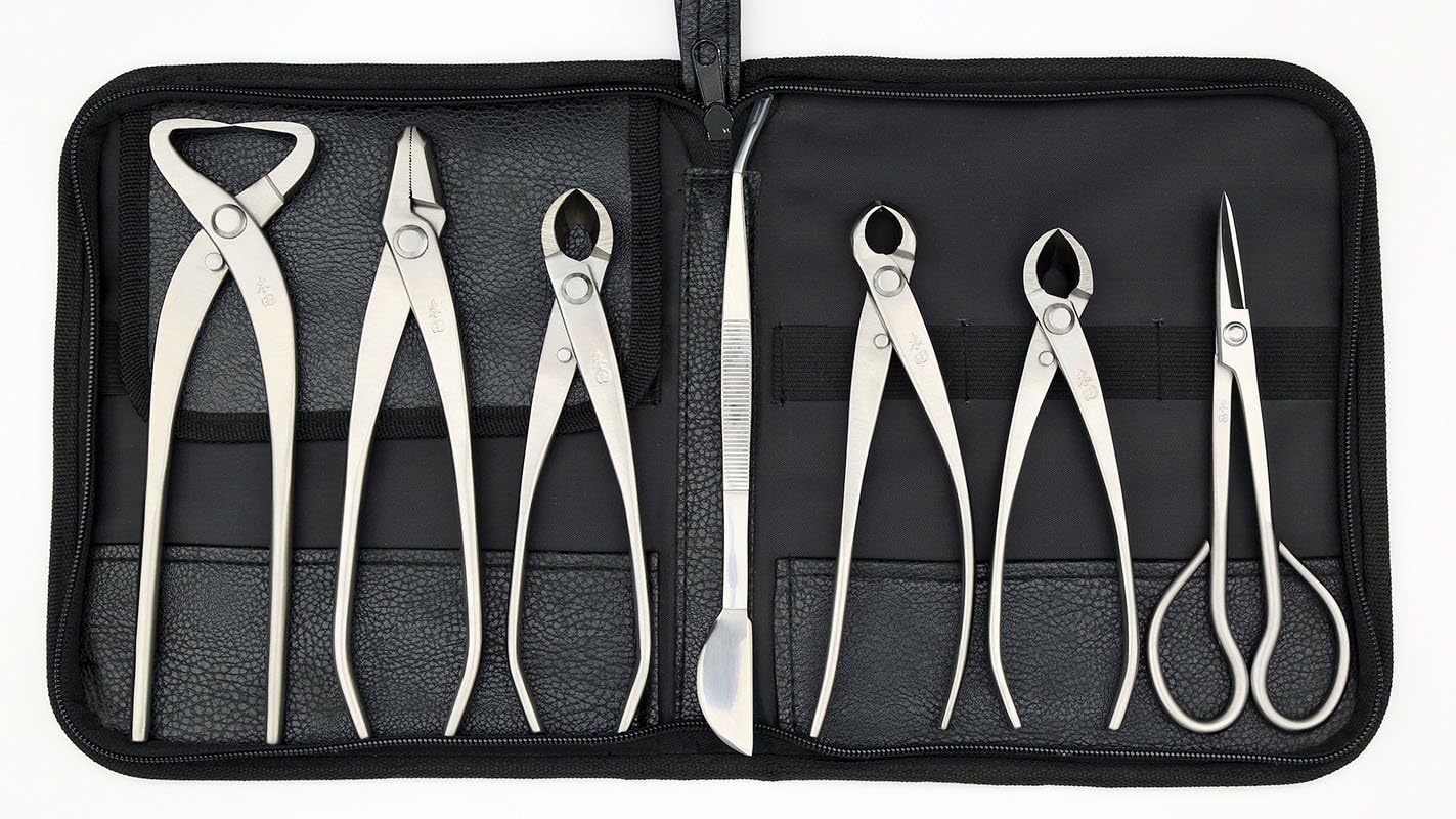 Professional Grade 7 PCS Bonsai tool set (kit) MTBT-01