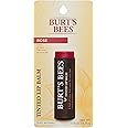 Burt's Bees 100% Natural Tinted Lip Balm, Rose with Shea Butter & Botanical Waxes – 2 Tubes
