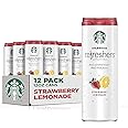 Starbucks, Refreshers with Coconut Water, Strawberry Lemonade, 12 fl Oz. Cans (12 Pack)