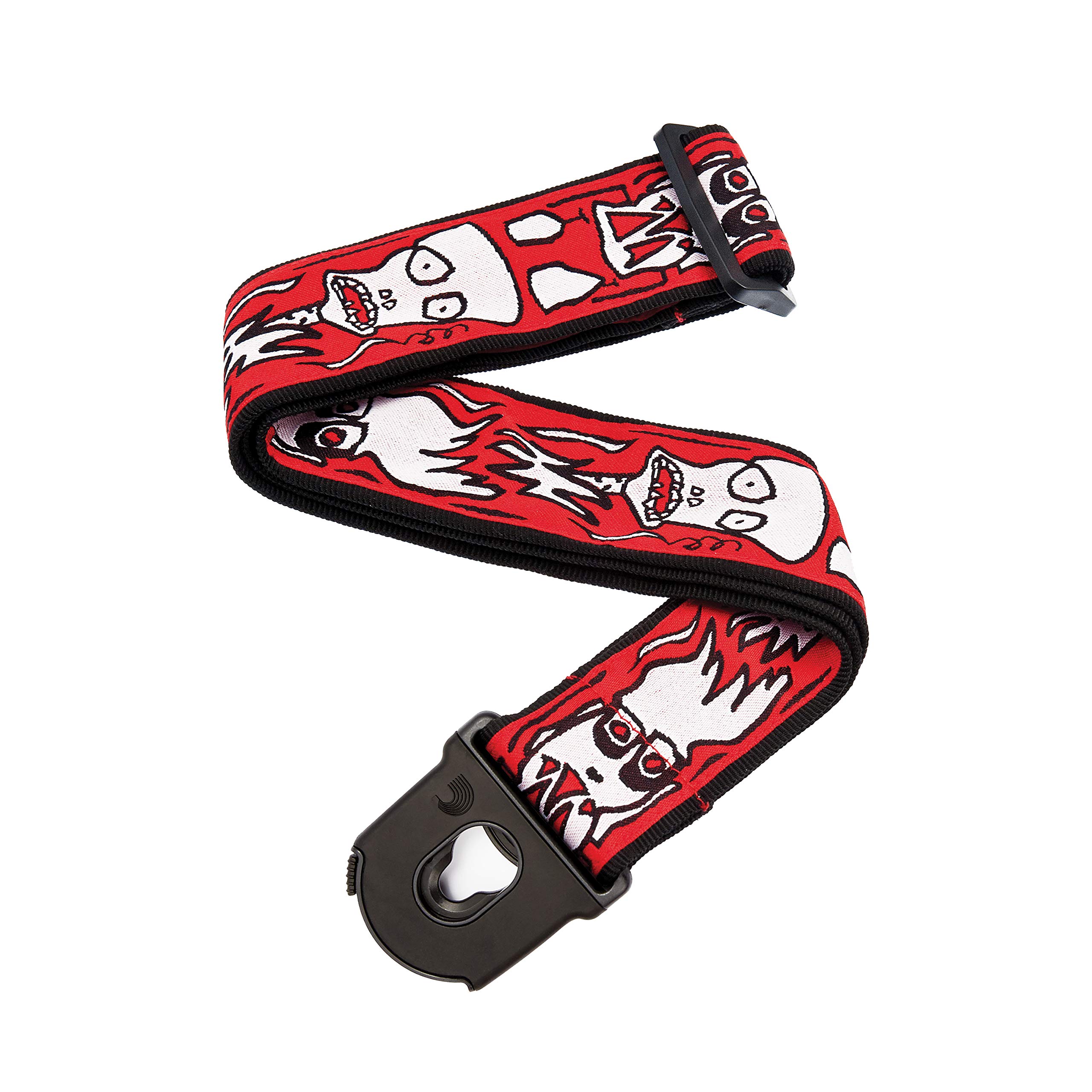 Planet Waves 50PLJS02 D'Addario Accessories Joe Satriani Guitar Strap - Guitar Accessories- Locking Strap - Up in Flames