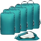 BAGAIL 6 Set Ultralight Compression Packing Cubes Packing Organizer for Travel Accessories Luggage Suitcase Backpack
