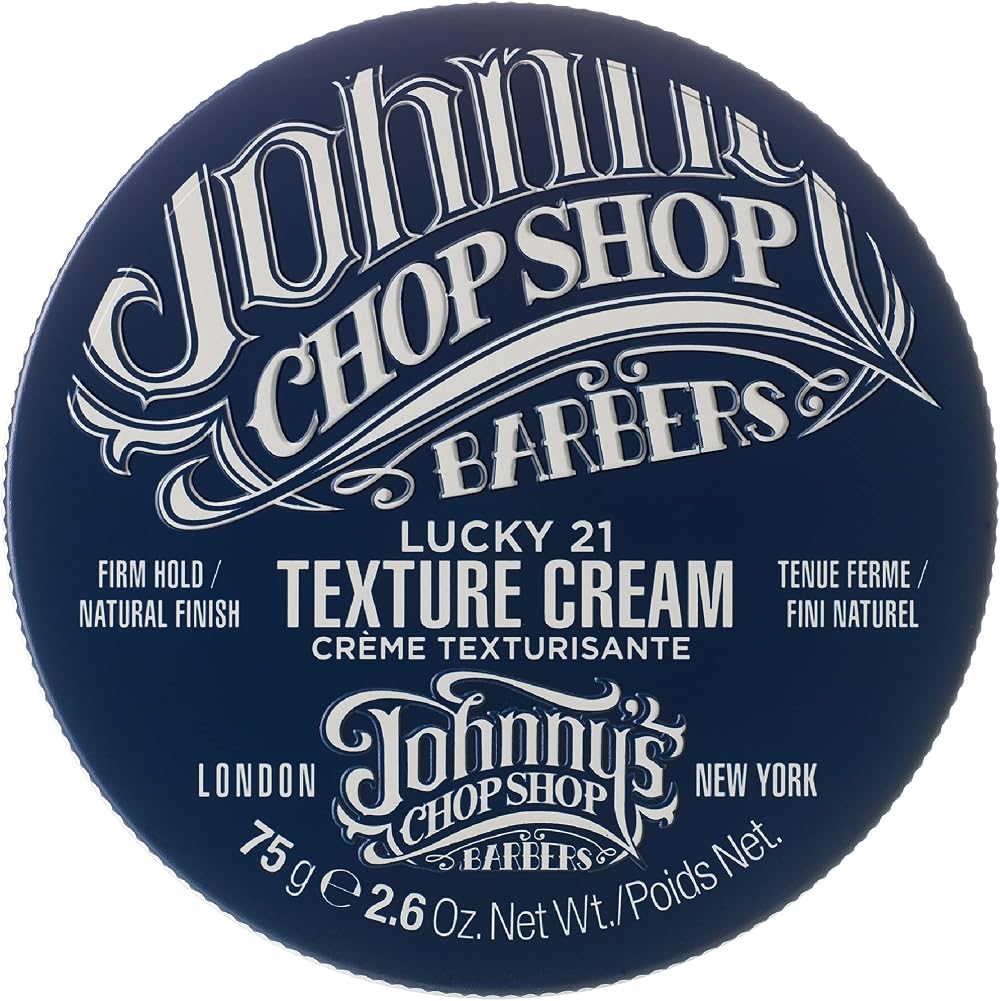 Johnny's Chop Shop Lucky 21 Texturising Cream Hair Styler Firm Hold 75g