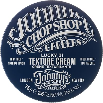 Johnny's Chop Shop Lucky 21 Texturising Cream Hair Styler Firm Hold 75g