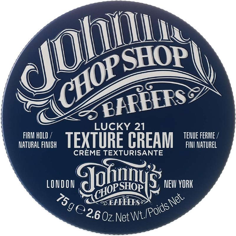 Johnny's Chop Shop Lucky 21 Texturising Cream Hair Styler Firm Hold 75g