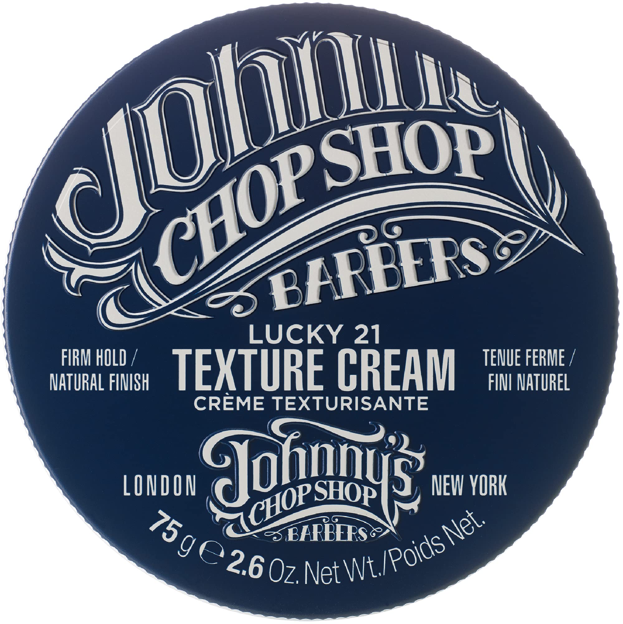 Johnny's Chop Shop - Lucky 21 Texturising Cream, Firm Hold Hair Styler (75g)