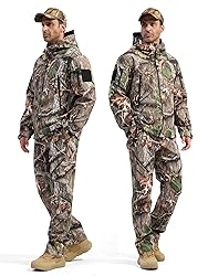 FREE SOLDIER Men's Outdoor Waterproof Soft Shell