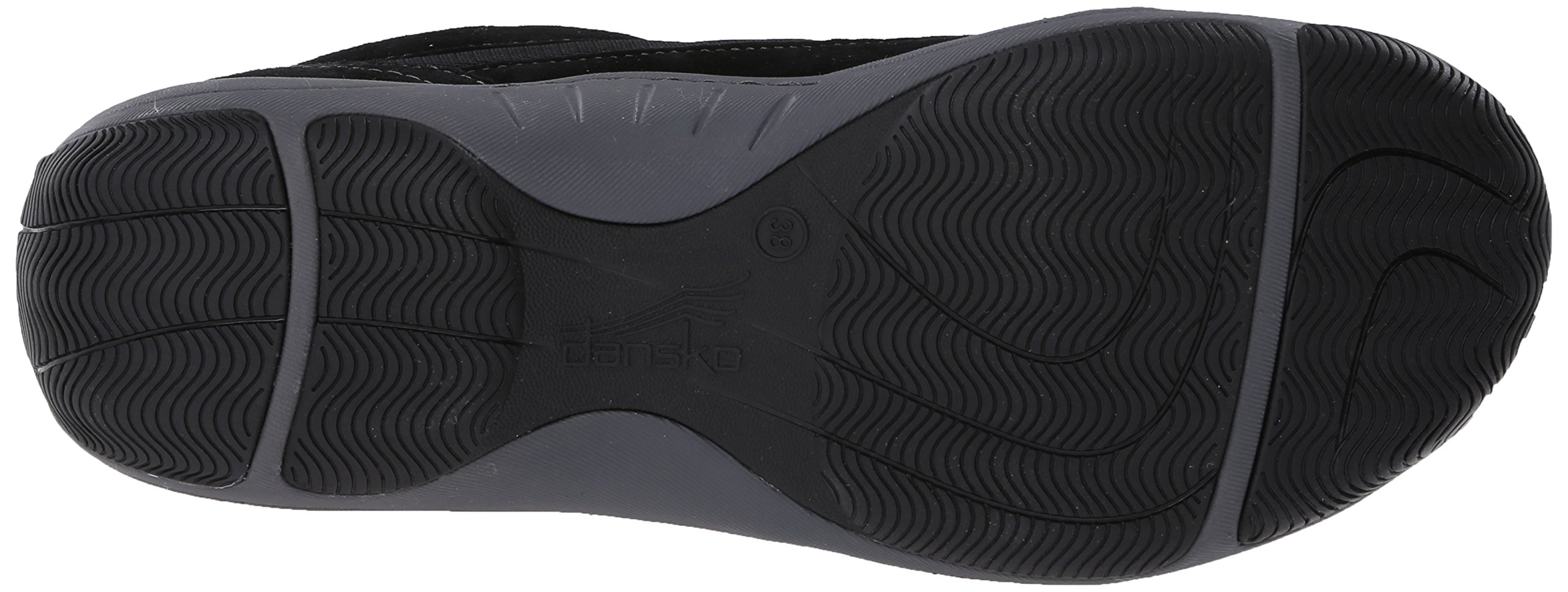 Dansko Women's Helen Fashion Sneaker, Black/White Suede, 36 EU/5.5-6 M US - Image 4