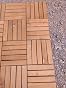 Kingfisher FT100 Wooden Decking Tiles - Natural Wood (Pack of 9 ...