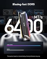 Lexar ARES RGB DDR5 RAM 32GB Kit 6400MHz 2x16GB Desktop Memory XMP 3.0 EXPO view 4