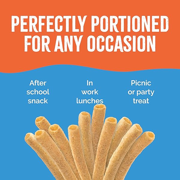 SENSIBLE PORTIONS GARDEN VEGGIE SNACKS – VEGGIE STRAWS, SNACK SIZE, APPLE CINNAMON, 1 OZ (PACK OF 24)