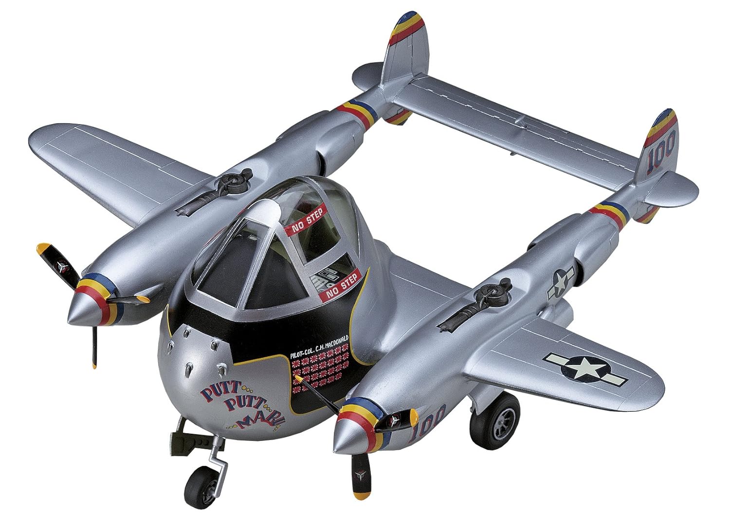 Hasegawa "Egg Plane P38 Lightning Model Kit Amazon.co.uk Toys & Games
