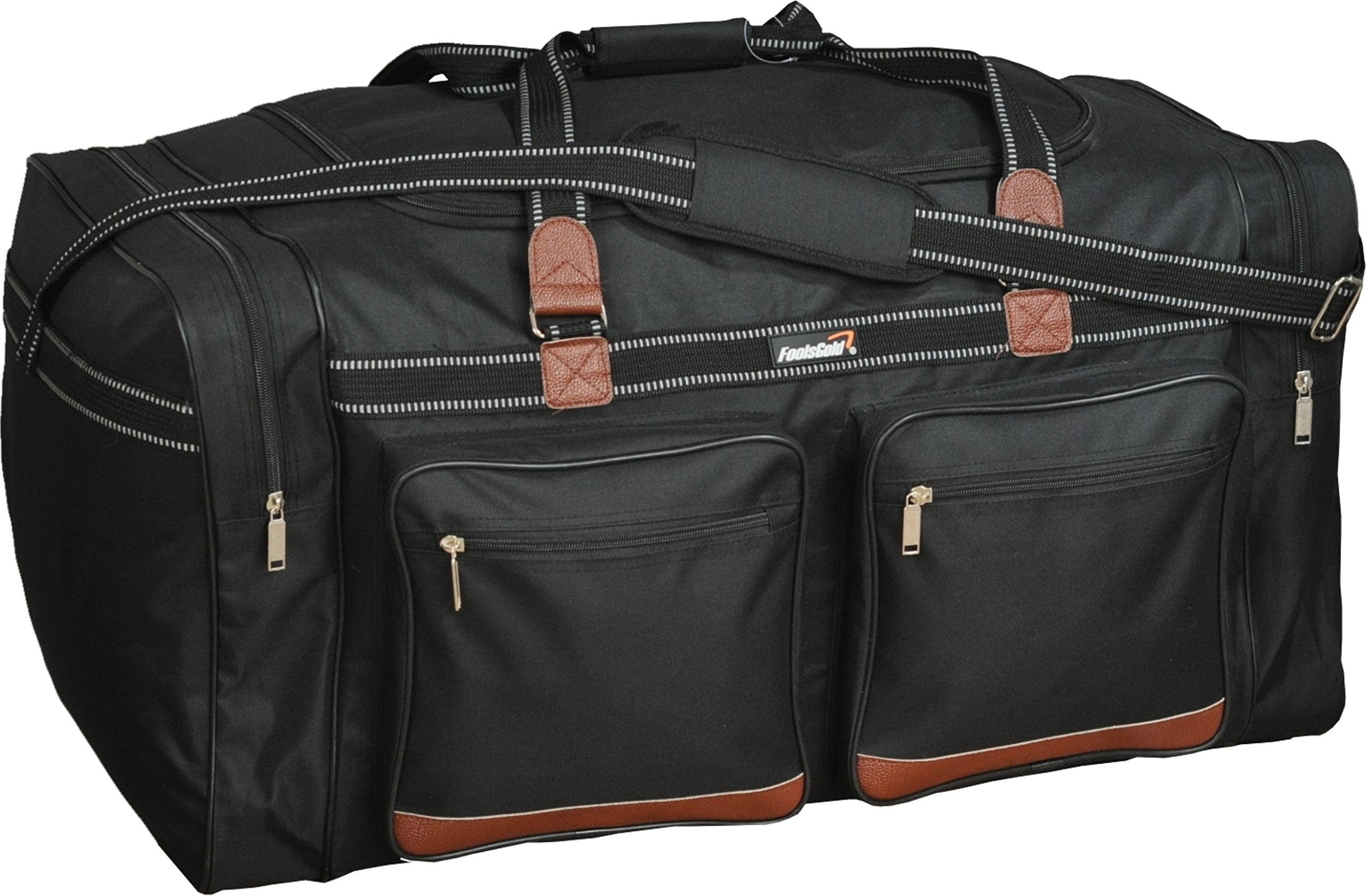 foolsGold Extra Large 120L Holdall Travel Duffle Bag in Black