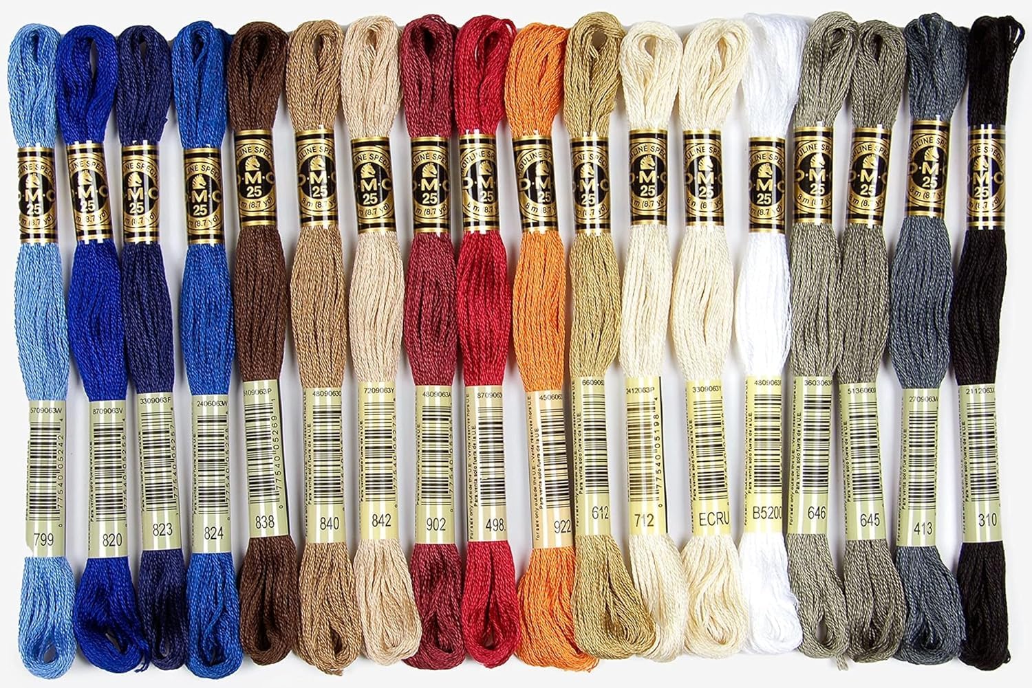 DMC 117F25HDC Embroidery Floss Pack 8.7yd, Home Decor 36/Pkg