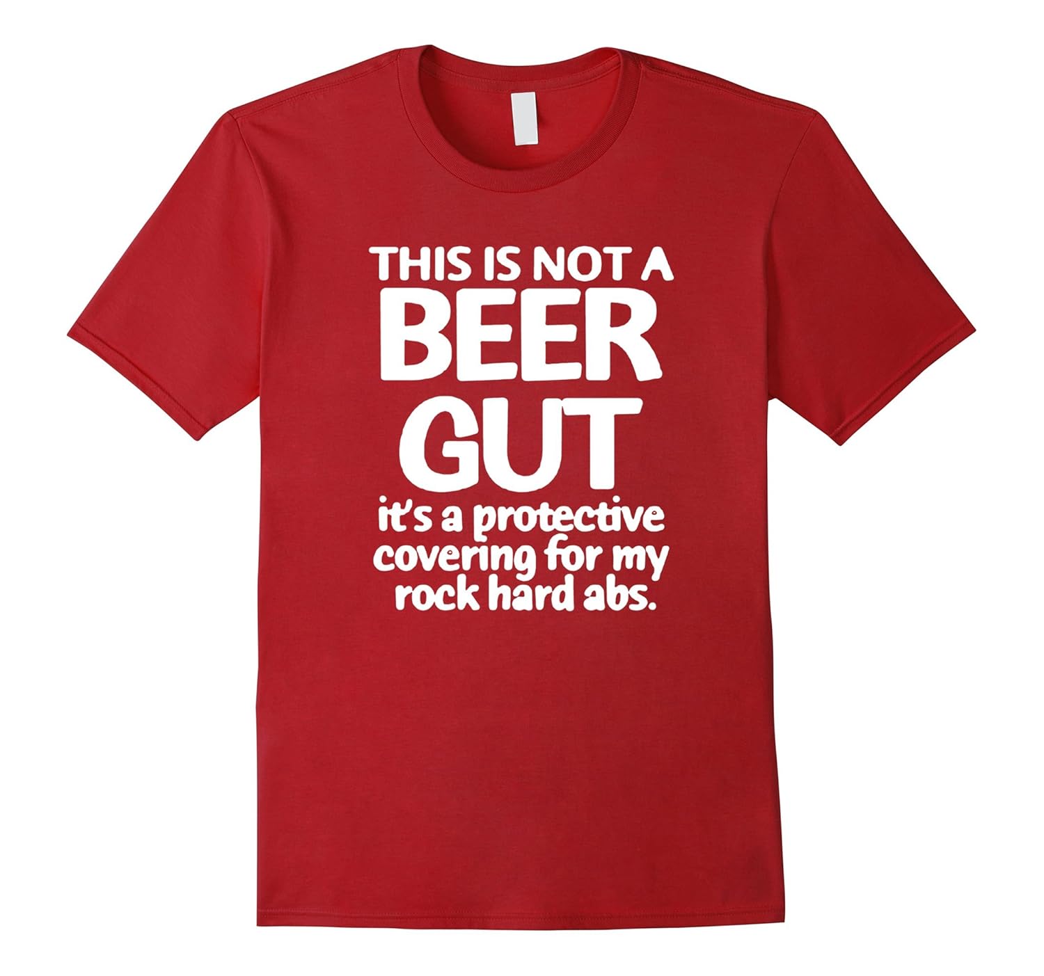 THIS IS NOT A BEER GUT FUNNY BEER DRINKERS TEE SHIRT