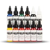 Dynamic Color OG Set, 12 Colors, Made in USA Since 1990, 1 oz | Sterilized and lot-numbered for full traceability; established American brand trusted by artists worldwide