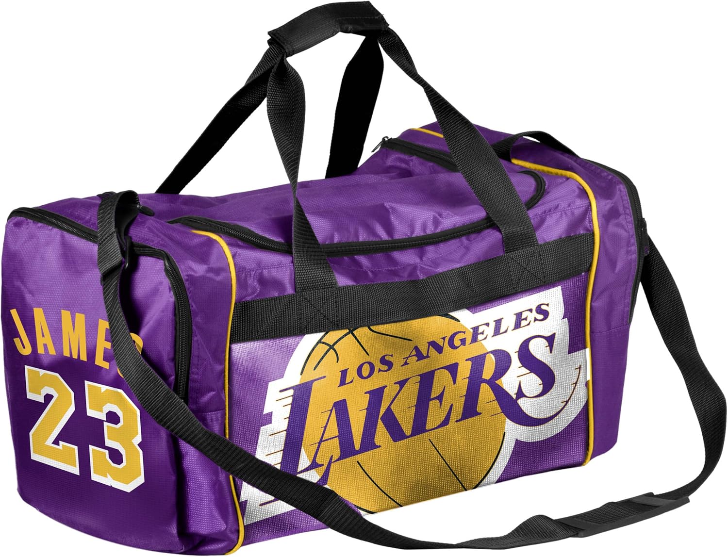 FOCO NBA Los Angeles Lakers Core Duffel Gym Bag - Lebron James #23 : Sports & Outdoors