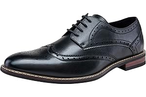 Jousen Men's Dress Shoes Classic Mens Oxfords Formal Business Shoes Modern Derby Oxford