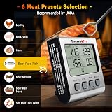 ThermoPro TP17 Digital Meat Thermometer Dual Probes Large Backlit LCD Oven Grill view 3