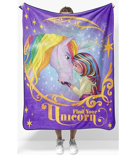 Amazon.com: Jay Franco Unicorn Academy Blanket for Girls - 46 x 60
