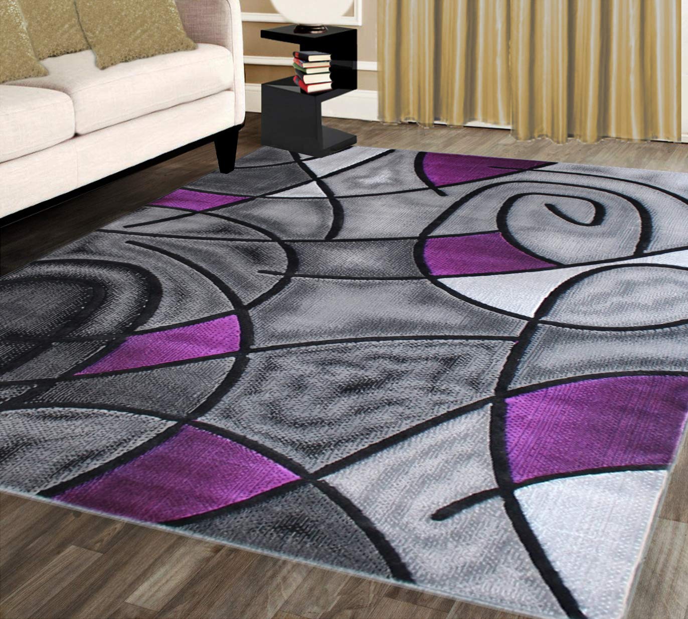Best 7 foot rug in grey for the living room