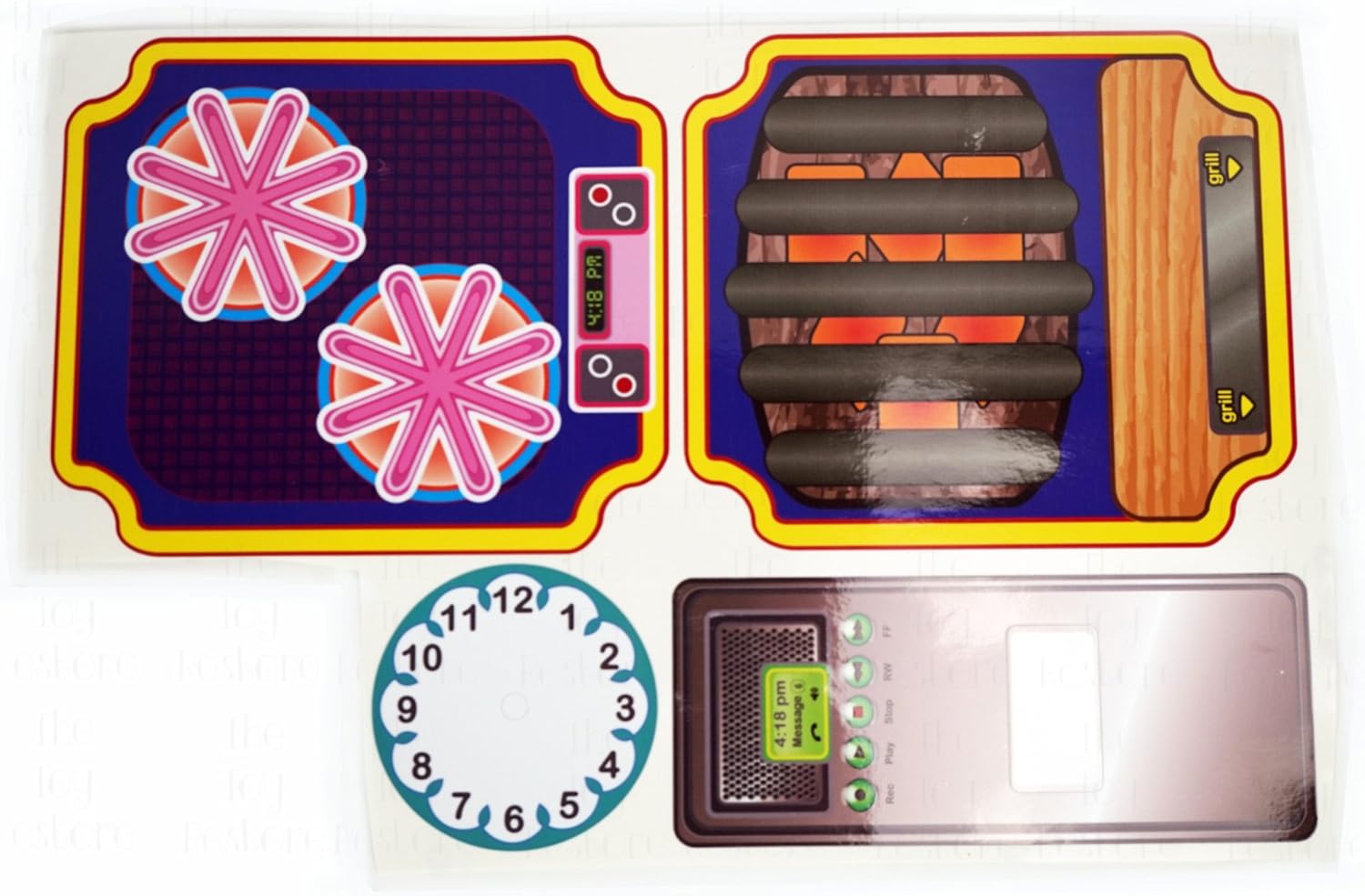 step 2 playhouse replacement stickers