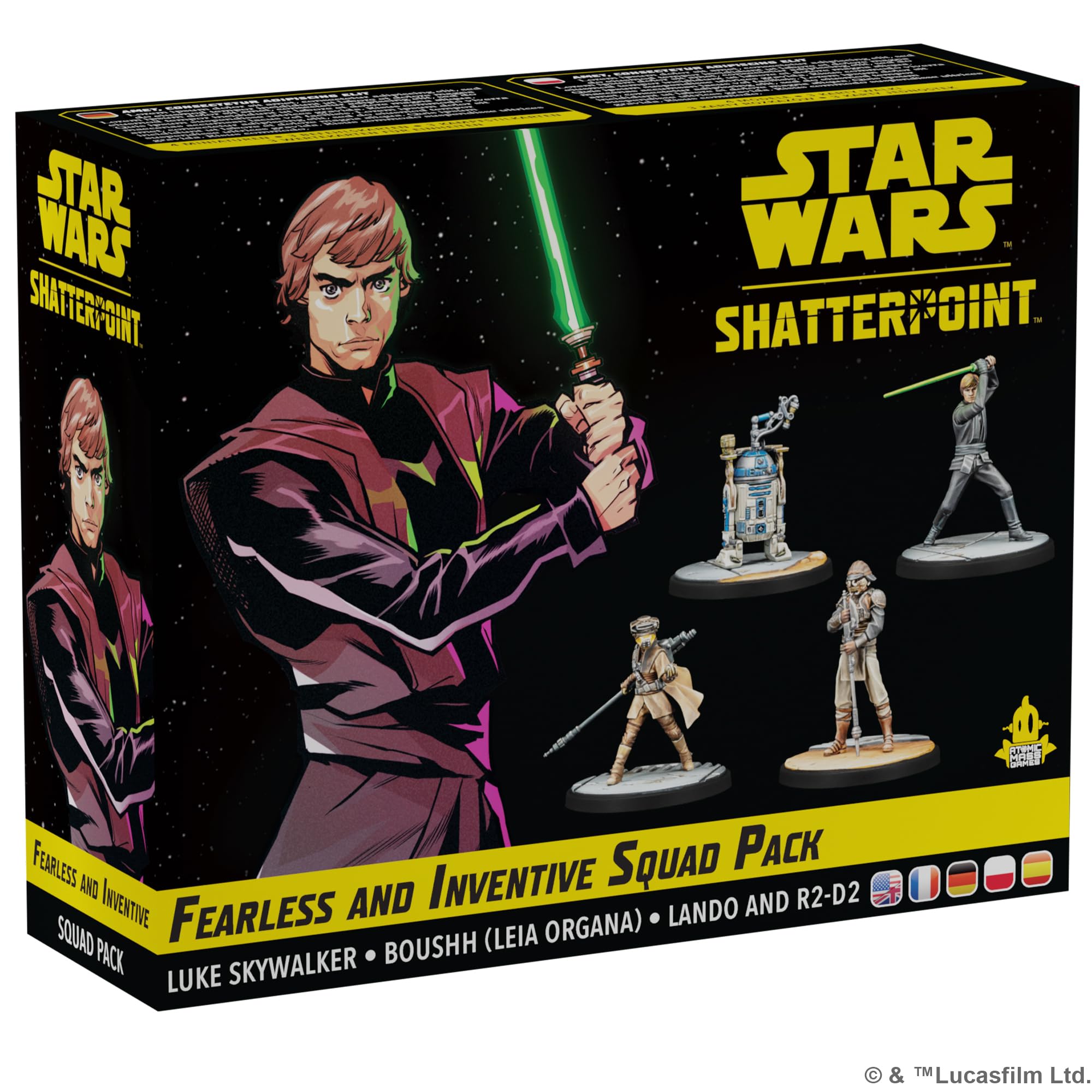 Atomic Mass Games | Star Wars: Shatterpoint - Fearless and Inventive Squad Pack | Miniatures Game | Ages 14+ | 2 Players | 90 Minutes Playing Time