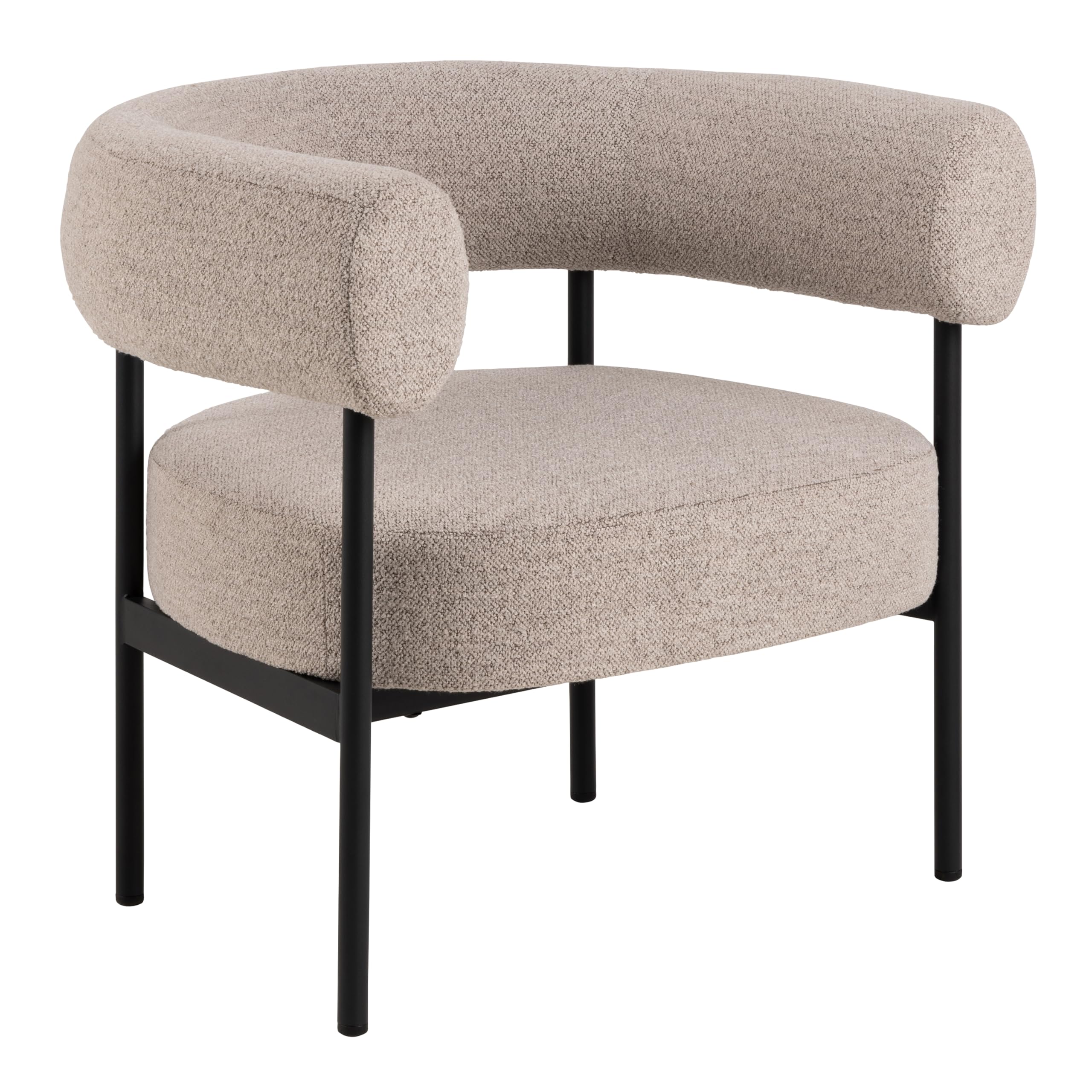 Furniture To Go | Oakfield, Beige & Black, Lounge Chair