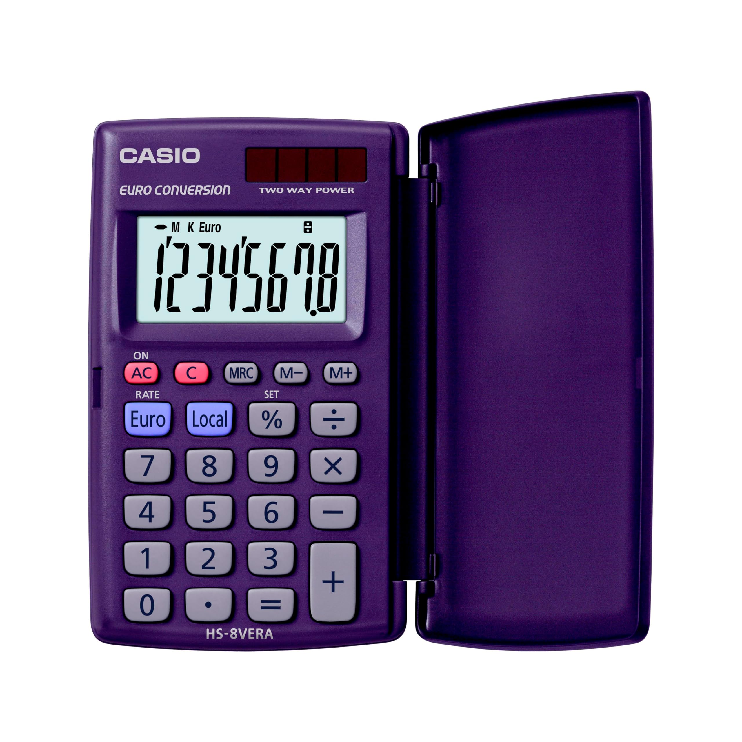 CASIO Calculator HS-8 VER, Blue