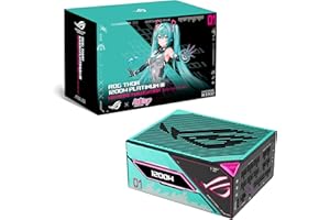 ASUS ROG Thor 1200W Platinum III Hatsune Miku Edition (80 Plus Platinum Certified, ATX 3.1, GaN MOSFET, GPU-First Intelligent