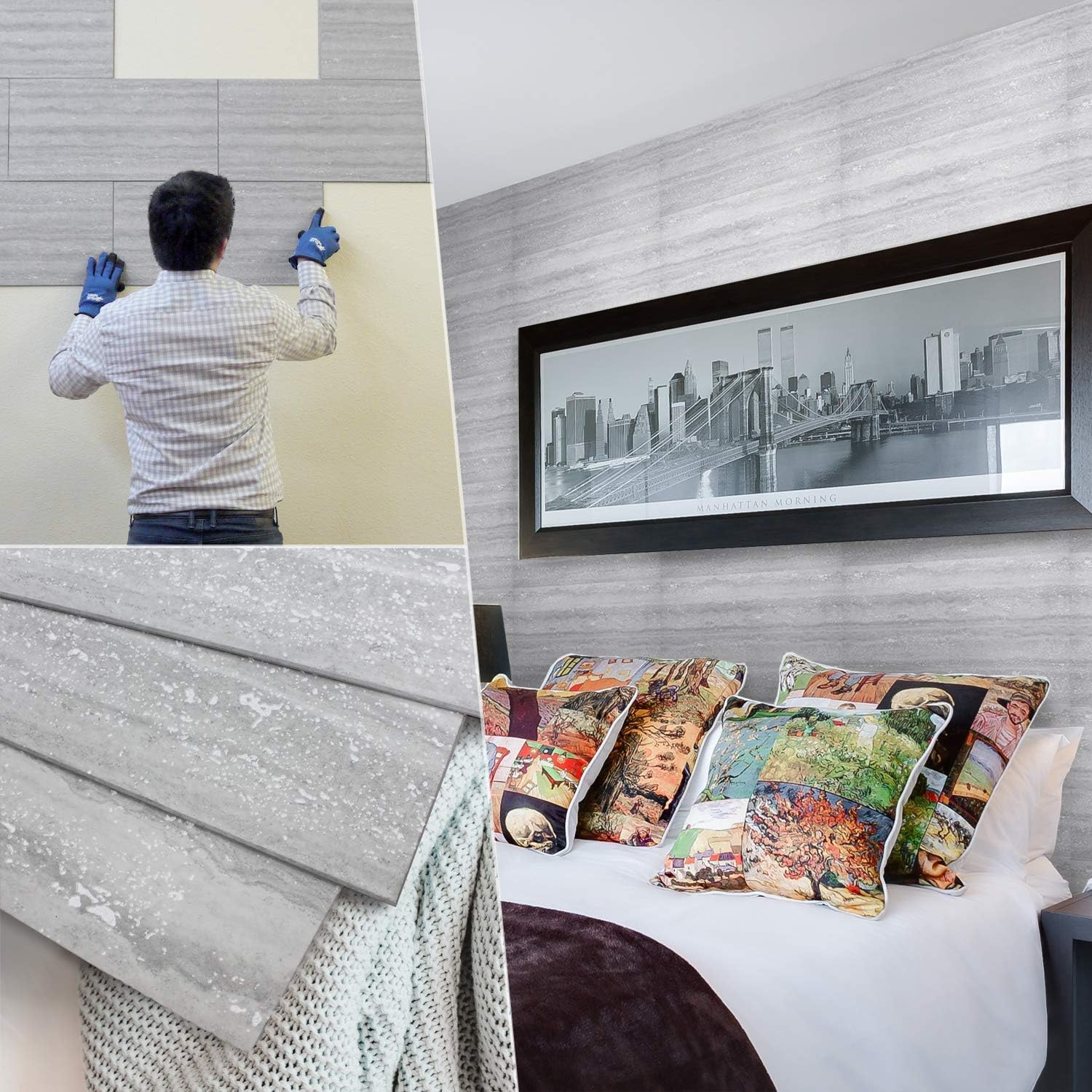 Amazon Com Magic Stone By Urban Decor 3d Decorative Wall Panels