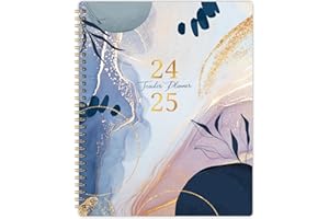 PINCHOCO Teacher Planner 2024-2025 - Academic Planner 2024-2025, Teacher Lesson Planner from July 2024 to June 2025, 10" x 8", Weekly & Monthly Lesson Plan Book for Teachers