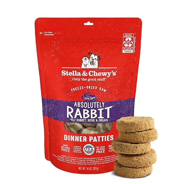 STELLA & CHEWY’S FREEZE-DRIED RAW DINNER PATTIES –...