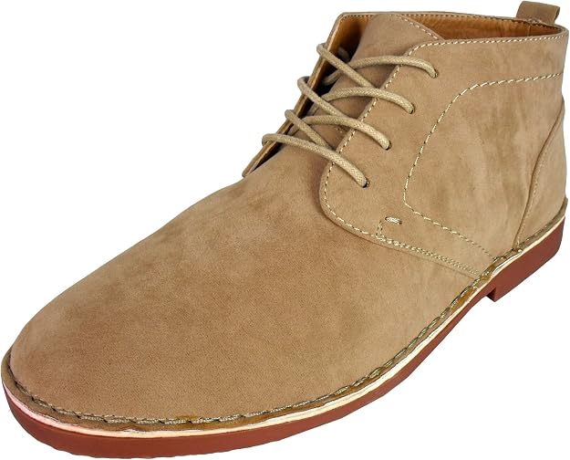 faux suede desert boot