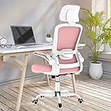 Mimoglad Office Chair, High Back Ergonomic Desk Chair with Adjustable Lumbar Support and Headrest, Swivel Task Chair with fli
