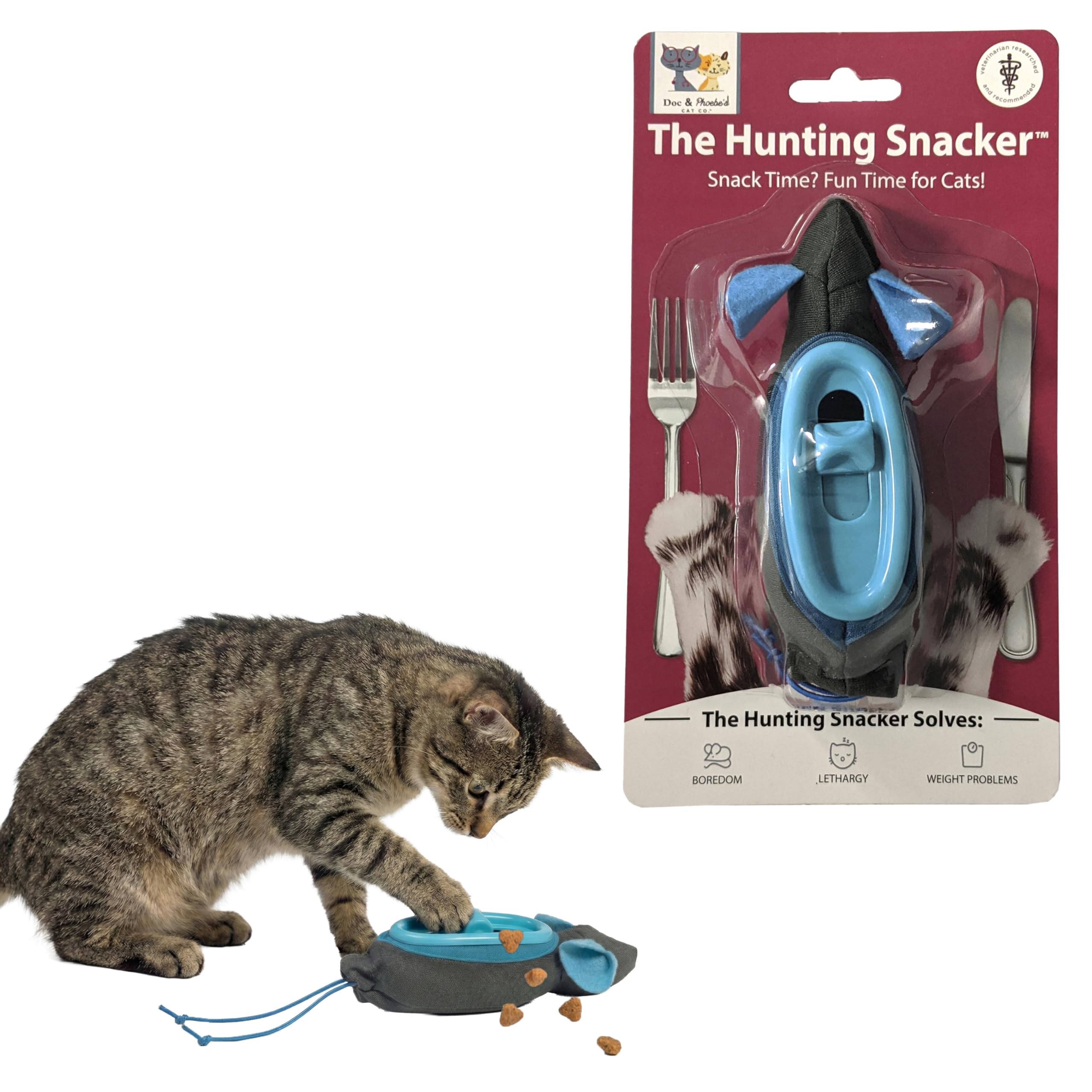 SPOT,Blue Doc & Phoebe's Hunting Snacker for Cats (33050)