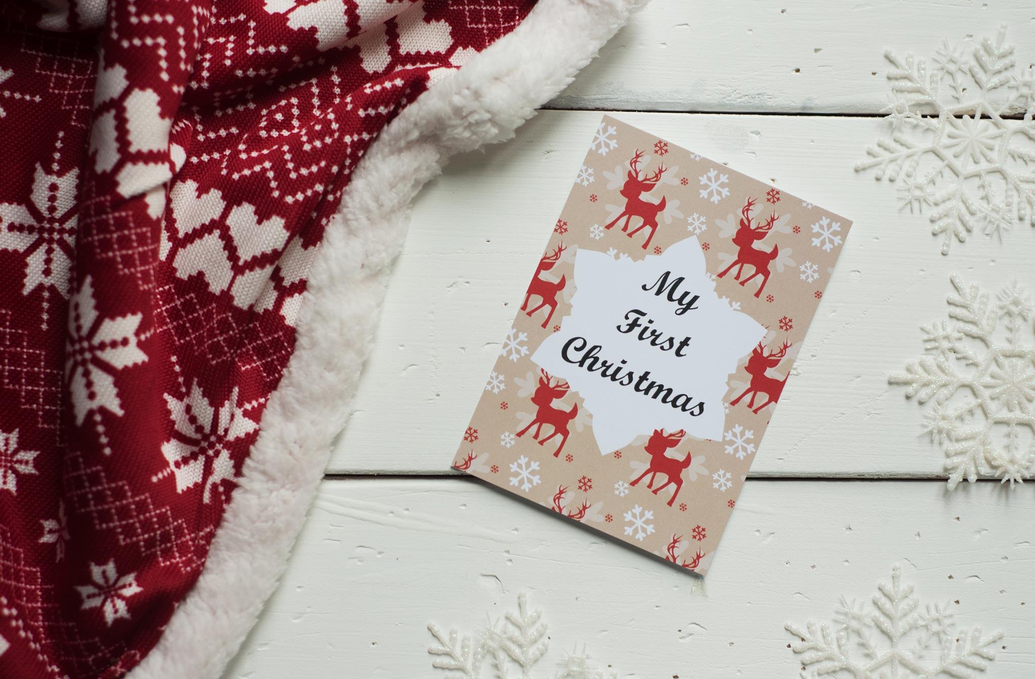 My First Christmas Baby Journey Cards - DD042