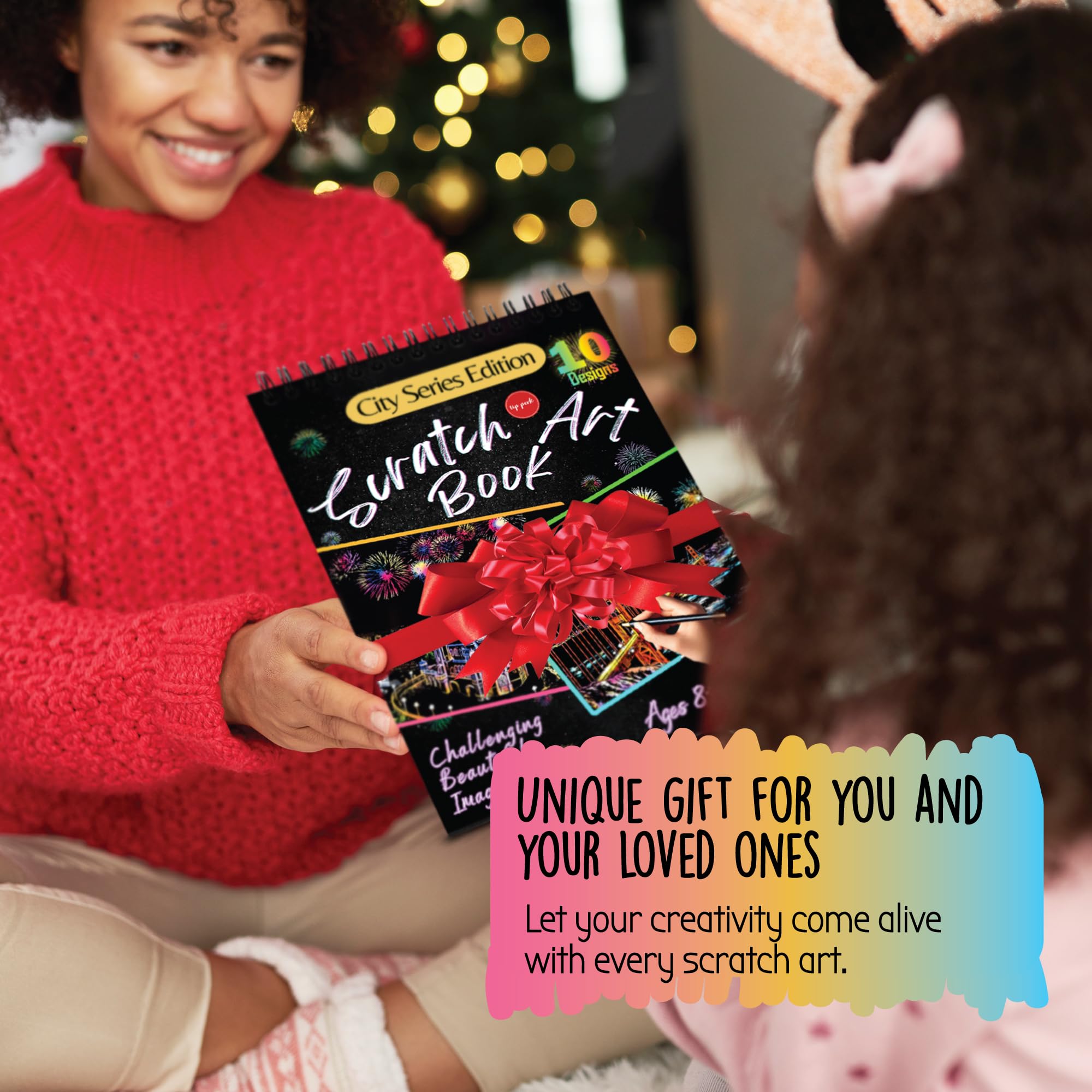 Scratch Art Book for Adults - Colorful City Series Scratch Art | Scratch Painting Foil Art for Adults | Scratch and Sketch City Series Books | Foil Engraving Scratch Art Adult (City Series)