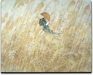 Joinfine Met A Clean Place Painting Canvas Wall Art Prints, Framed Picture Photo Painting Artwork, Modern Gallery Home Decor Ready to Hang, 20"x16"