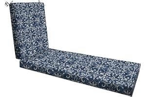 Honeycomb Outdoor Essentials Chaise Lounge, 21 x 70, Boheme Chair Cushion for Patio Furniture