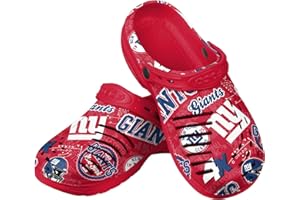 FOCO New York Giants NFL Mens Historic Print Clog with Strap