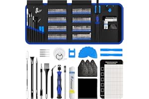 KIROGILY 150 in 1 Precision Screwdriver Set, Computer, Laptop, Electronics Repair Tool Kit for PC MacBook Cell Phone iPhone Nintendo Switch PS4 Xbox Controller(Blue)